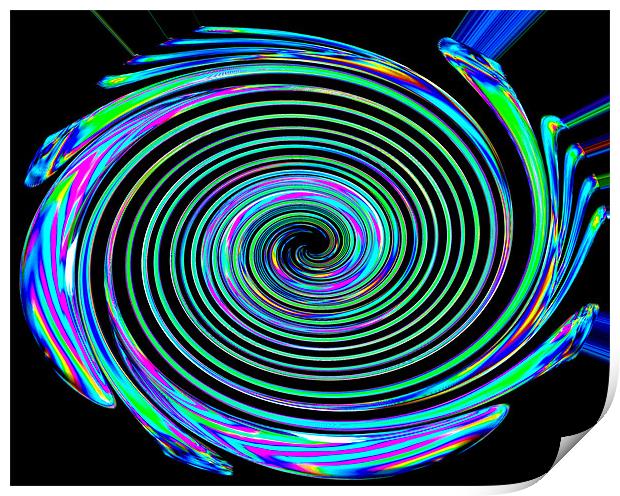 In a whirl Print by Steve Purnell