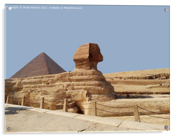 Great Sphinx of Giza Acrylic by Vitaliy Borisov