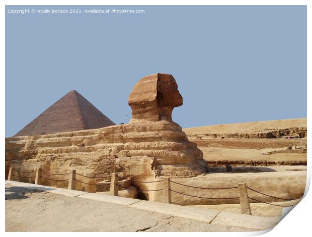 Great Sphinx of Giza Print by Vitaliy Borisov