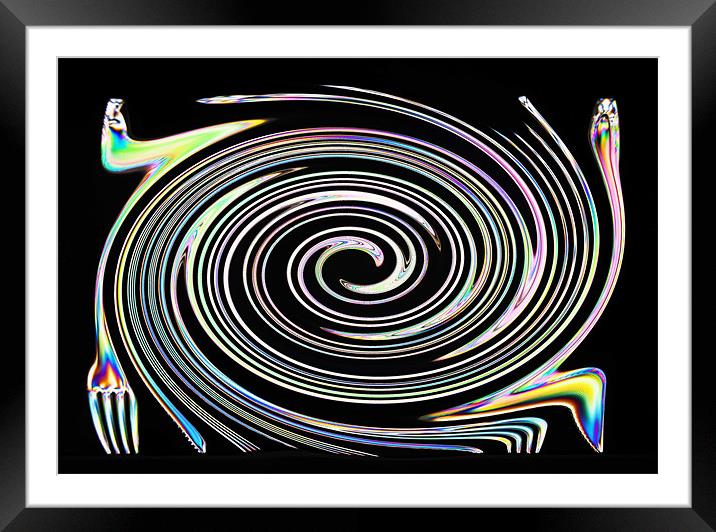 In a whirl Framed Mounted Print by Steve Purnell