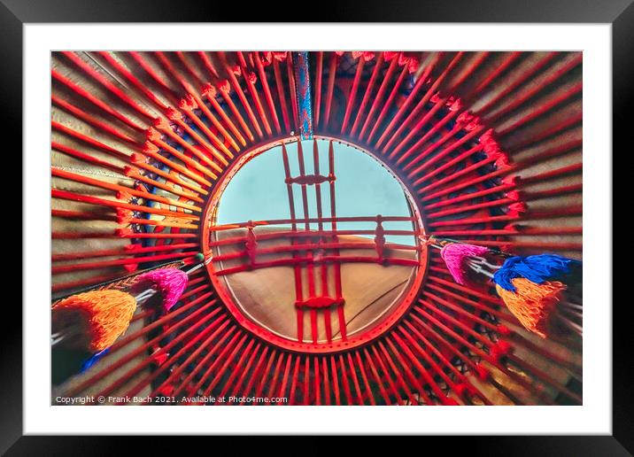 A beautiful interior of a traditional hut Framed Mounted Print by Frank Bach