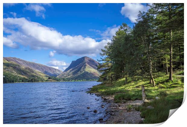Buttermere, 2nd September 2017 Print by Andrew Sharpe