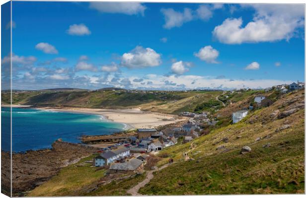 Sennen Cove in Cornwall Canvas Print by Tracey Turner