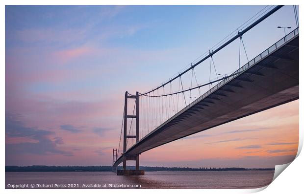 Daybreak on the Humber Print by Richard Perks