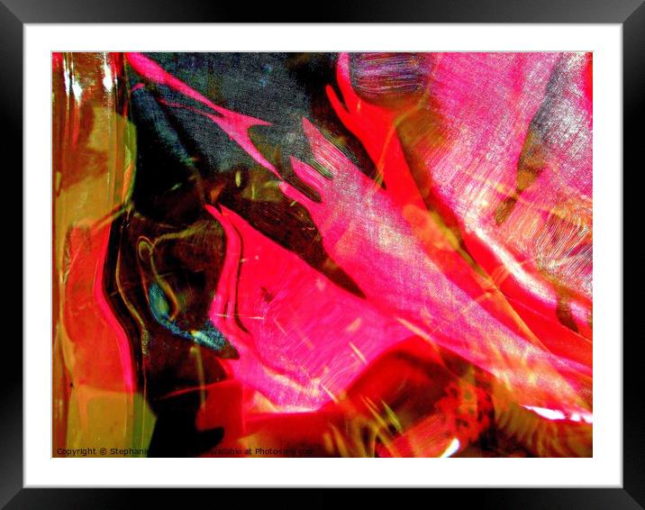 Abstract 2021 129 Framed Mounted Print by Stephanie Moore