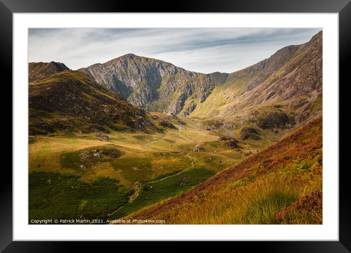 Approach to Cadair Idris Framed Mounted Print by Patrick Martin
