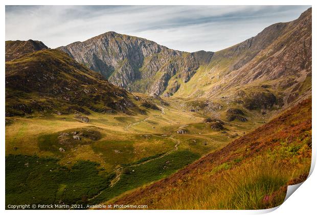 Approach to Cadair Idris Print by Patrick Martin