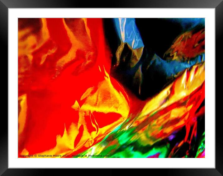 Abstract 2021 130 Framed Mounted Print by Stephanie Moore