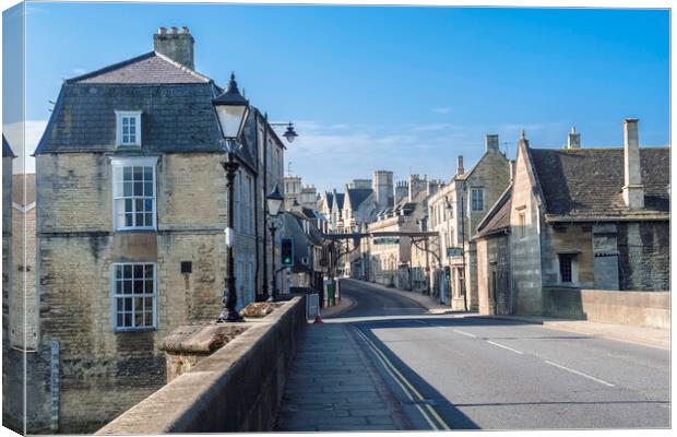 Stamford, Lincolnshire Canvas Print by Andrew Sharpe