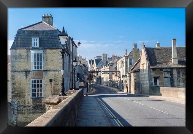 Stamford, Lincolnshire Framed Print by Andrew Sharpe