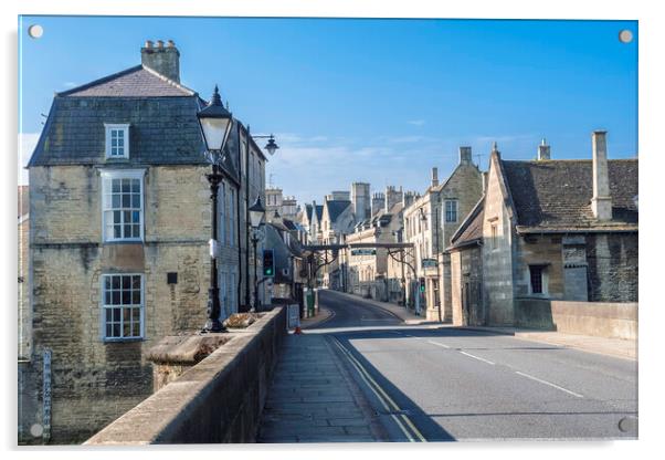 Stamford, Lincolnshire Acrylic by Andrew Sharpe