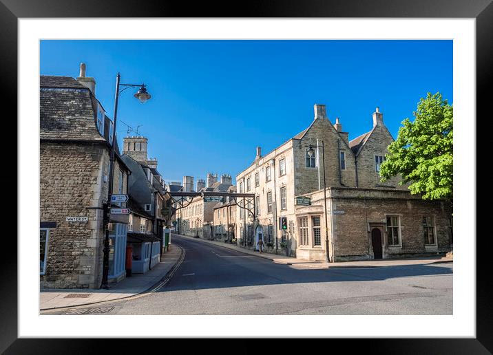 Stamford, Lincolnshire Framed Mounted Print by Andrew Sharpe