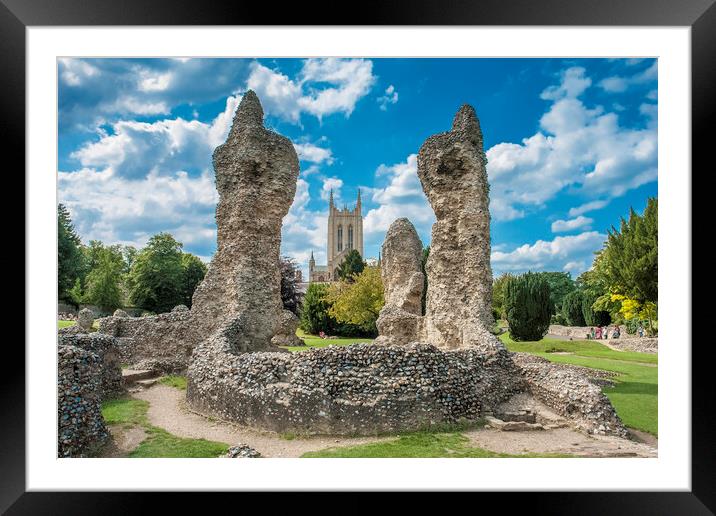 Bury St Edmunds Abbey, Suffolk Framed Mounted Print by Andrew Sharpe