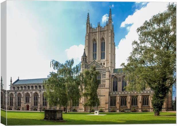 Bury St Edmunds Cathedral, Suffolk Canvas Print by Andrew Sharpe