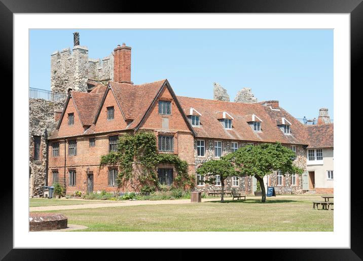 Framlingham Castle, Suffolk Framed Mounted Print by Andrew Sharpe