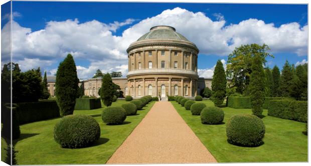 Ickworth House, Suffolk Canvas Print by Andrew Sharpe