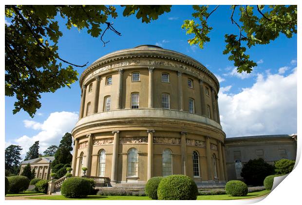 Ickworth House, Suffolk Print by Andrew Sharpe