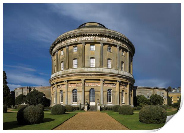 Ickworth House, Suffolk Print by Andrew Sharpe
