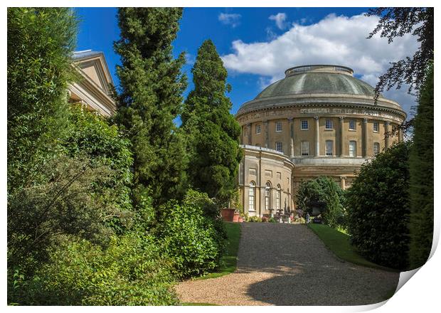 Ickworth House, Suffolk Print by Andrew Sharpe