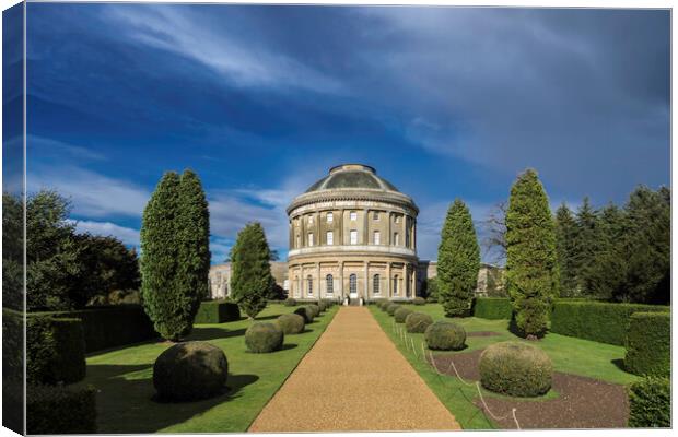 Ickworth House, Suffolk Canvas Print by Andrew Sharpe