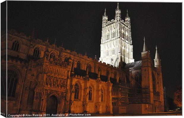 Gloucester Cathedral Canvas Print by Alex Robins