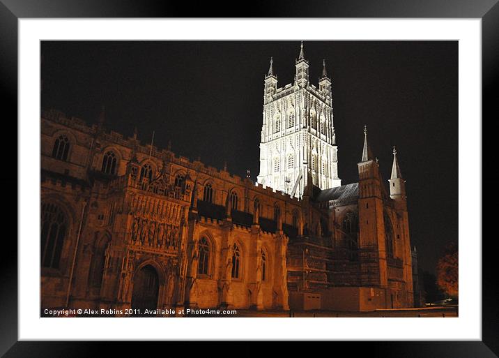 Gloucester Cathedral Framed Mounted Print by Alex Robins
