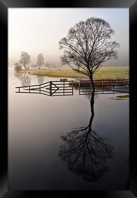 The Reflections, Ullswater Framed Print by Jason Connolly