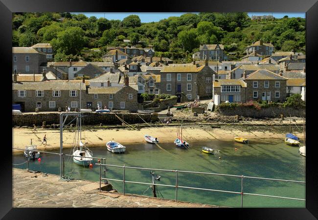 Mousehole, Cornwall Framed Print by Andrew Sharpe