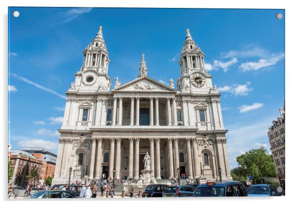 St Paul's Cathedral Acrylic by Andrew Sharpe