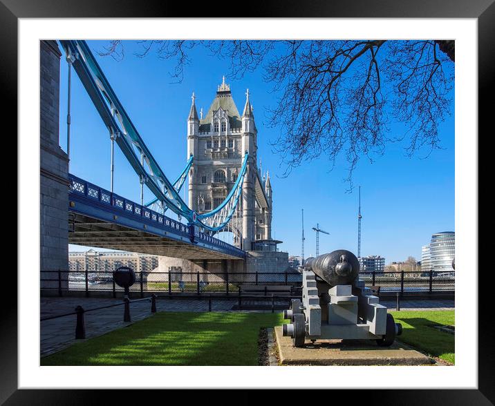 Tower Bridge, London Framed Mounted Print by Andrew Sharpe