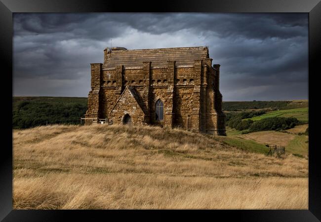 St Catherine's Chapel in Abbotsbury Framed Print by Leighton Collins