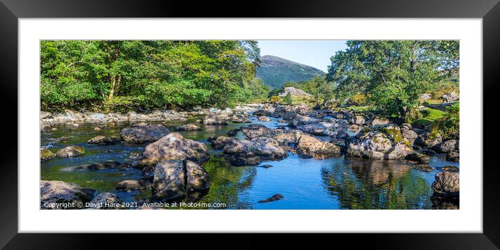 River Duddon Framed Mounted Print by David Hare