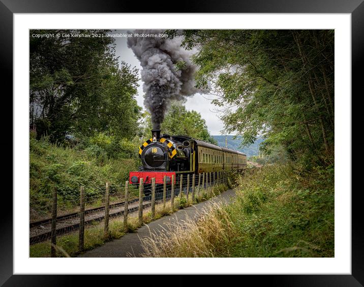 JESSIE - Full Steam Ahead (Blaenavon Heritage Railway) Framed Mounted Print by Lee Kershaw