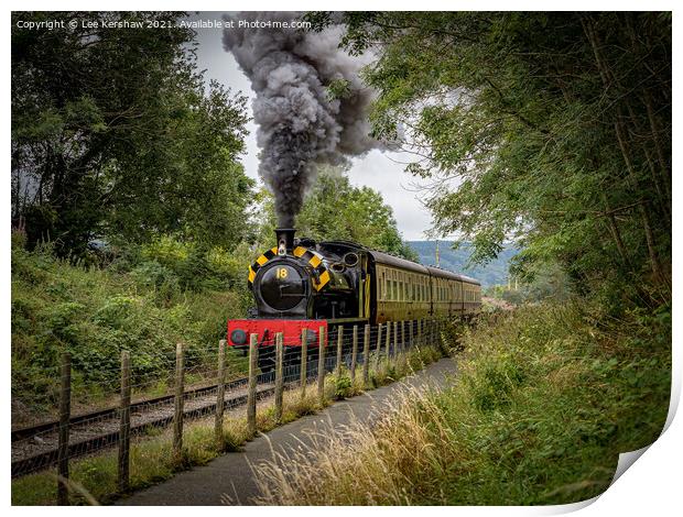 JESSIE - Full Steam Ahead (Blaenavon Heritage Railway) Print by Lee Kershaw