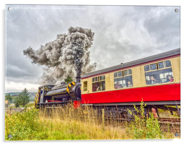 JESSIE - Steam Engine at Blaenavon Heritage Railway Acrylic by Lee Kershaw