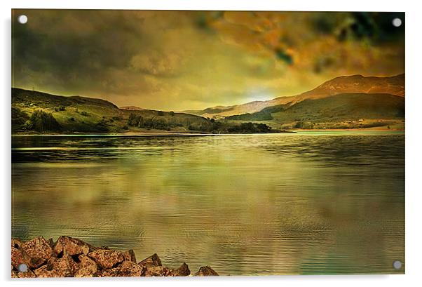 Snowdonia Wales UK Acrylic by Irene Burdell