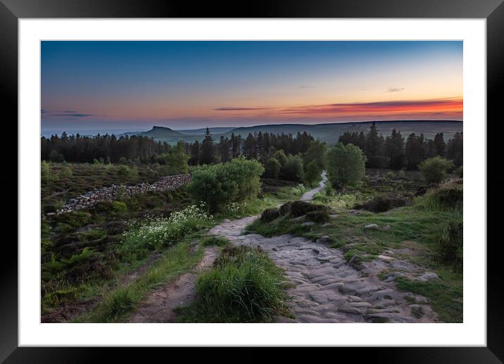 Roseberry Topping from Cleveland Way Framed Mounted Print by Gary Eason