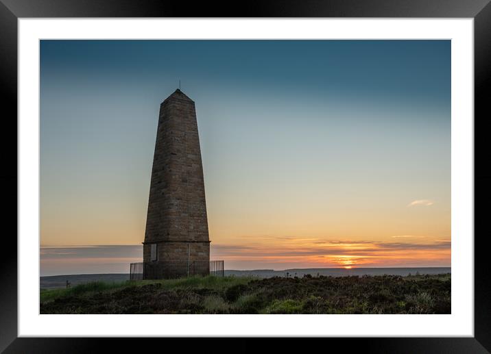 Sunrise at Captain Cook's Monument Framed Mounted Print by Gary Eason