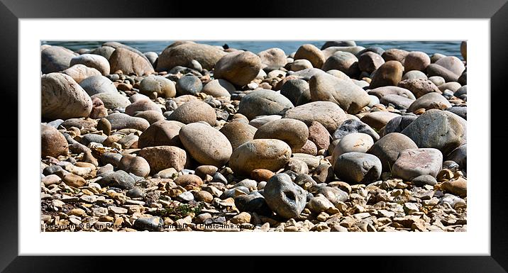 All Washed Up Framed Mounted Print by Brian Roscorla