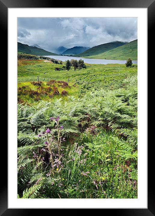 Loch Arklet Framed Mounted Print by Stephen Mole