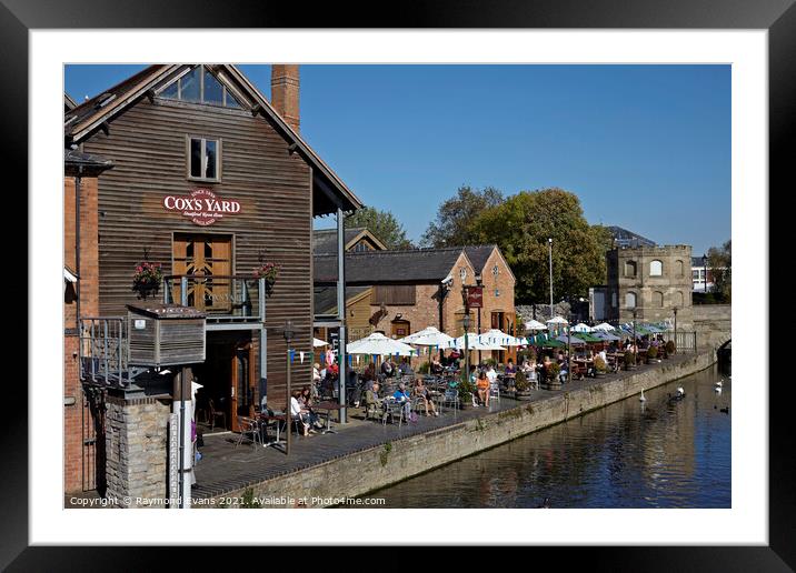 Coxs Yard Stratford upon Avon Framed Mounted Print by Raymond Evans