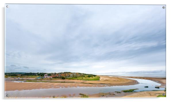 Alnmouth Panorama Acrylic by Mark Jones