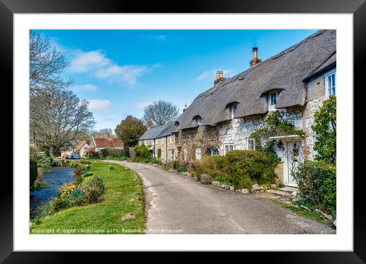 Spring At Winkle Street Isle Of Wight Framed Mounted Print by Wight Landscapes