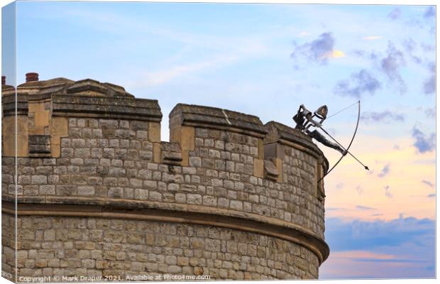 Tower of London Archer Canvas Print by Mark Draper