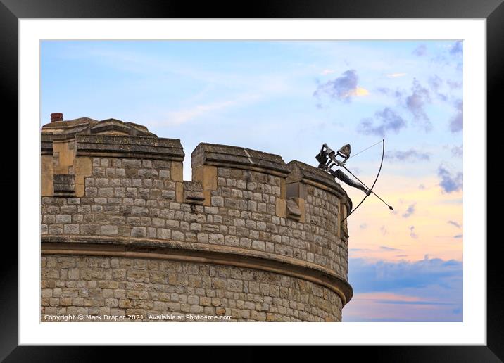 Tower of London Archer Framed Mounted Print by Mark Draper