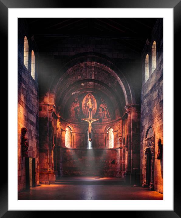 Chapel Of Light Framed Mounted Print by Chris Lord