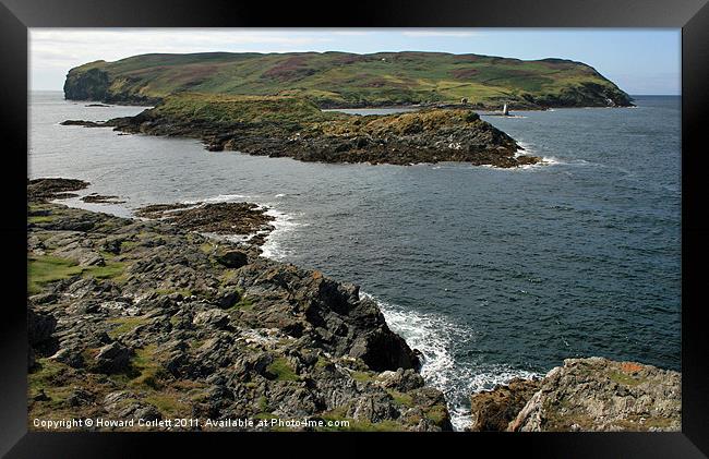 Calf Sound, Isle of Man Framed Print by Howard Corlett