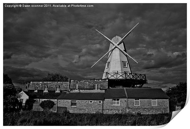 The Rye Windmill, East Sussex. 1 Print by Dawn O'Connor