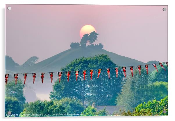 Colmers Hill   Acrylic by Alison Chambers