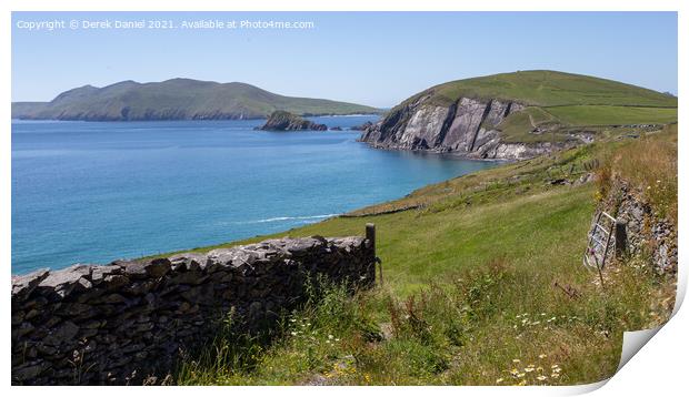 Dunmore Head, Dingle Peninsula, Ireland Print by Derek Daniel